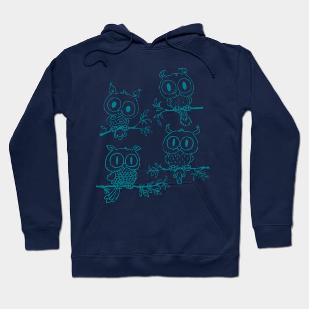 Owls Hoodie by mangulica